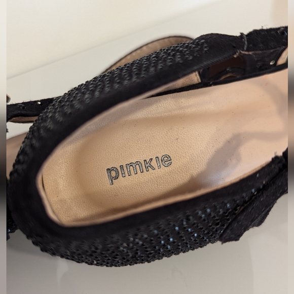 Pimkie Pointed Toe Rhinestone Ballerina Flats 39 - Picture 3 of 7